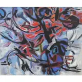 George Vander Sluis, Untitled Abstract,1955, Oil on Canvas