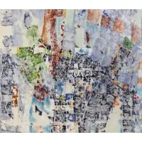 Joe Downing, Untitled Abstract, Oil on Canvas