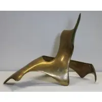 Richard Erdman, (Richard Erdman, American, b, Abstract Bronze Sculpture