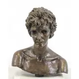 Jacob Epstein, Third Portrait of Kitty, Bronze Bust