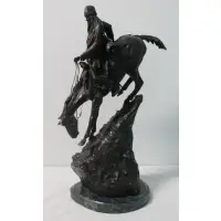 Mountain Man by Frederic Remington, After Bronze Sculpture "Mountain Man", sold Oct 2017