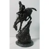 Frederic Remington, Mountain Man, After Bronze Sculpture "Mountain Man"
