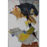 Untitled Abstract Composition by Mary Gardner Preminger, Oil on Canvas, sold Sep 2017