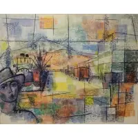 Untitled by Mary Gardner Preminger, Oil on Board, sold Sep 2017