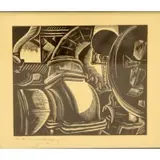 E.M Washington, Industrial Print, Lithograph