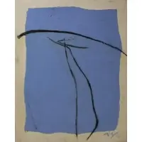 Pueblo XXIV by Adja Yunkers, Oil on Board, sold Sep 2017