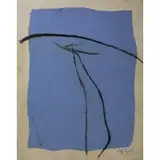 Pueblo XXIV by Adja Yunkers, Oil on Board, sold Sep 2017