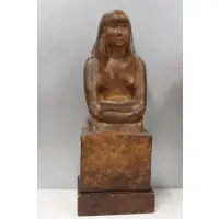 William Zorach, Patinated Plaster Figure of a Young Girl