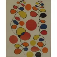 Alexander Calder, Copeaux de Spirales, Lithograph
