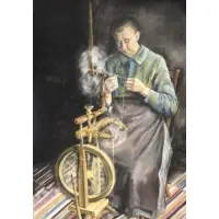 Leo Rosmer, Untitled, Pastel on Canvas