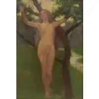 Thomas Riley, Eve., Oil on Panel