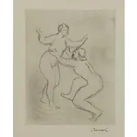 Le Fleuve Scamandre by Pierre-Auguste Renoir, Etching, sold Sep 2017