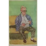 Joseph Solman, Handicapper, Lithograph "Handicapper"