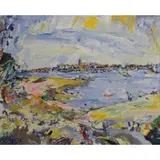 Jacqueline Cerrano, Antibes, 1967, Oil on Canvas