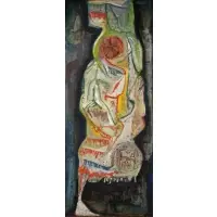 Mohan Samant, Untitled Composition, Mixed Media on Canvas / Board