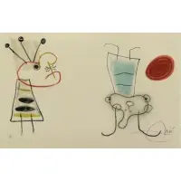 L'Enfance D'Ubu by Joan Miró, Lithograph, sold Sep 2017