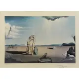 Salvador Dalí, Savage Beasts in the Desert, Pencil signed lower right and numbered 121/450 lower left
