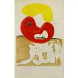 The Blood of the Yin and the Yang by Salvador Dalí, 1974, Etching with Color Lithograph and Embossing, sold Sep 2017