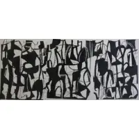 Melissa Meyer, Untitled, 1992 (Triptych), Oil on Paper