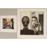 Will. Two Barnet, Between Life and Life"- pencil signed lower right,, titled lower left, number 126/200 center; sheet size 27.75, Lithographs