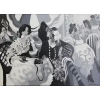 Isaac Maimon, Untitled, Grisaille Oil on Canvas