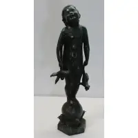 Edith Barrette Parsons, Frog Boy, Bronze Fountain