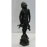 Edith Barrette Parsons, Frog Boy, Bronze Fountain