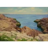 Anton Otto Fischer, Coastal Seascape