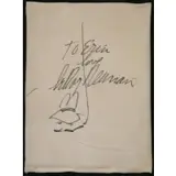 LeRoy Neiman, To Erin / love / LeRoy Nieman, Ink on Cloth