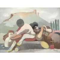 Robert Casper, Hookah Smokers, 1982, Oil on Canvas