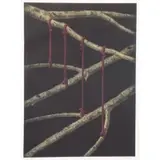 Katsunori Hamanishi, Procession, 1989, Mezzotint with aquatint, metallic foil and mixed media