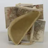 Creighton Michael, Wood, ceramic and vellum, Abstract Sculpture