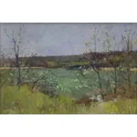 Paul Ramond, Impressionist Landscape, Oil on Canvas