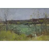 Paul Ramond, Impressionist Landscape, Oil on Canvas