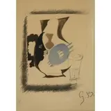 Georges Braque, Verre et Pichet, Lithograph "Verre et Pichet"
