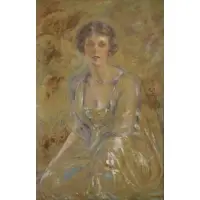 Robert Reid, Portrait of a Beauty, Oil on Canvas