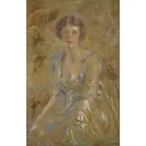 Robert Reid, Portrait of a Beauty, Oil on Canvas