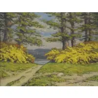 Melville Thomas Wire, Untitled, Oil on Board