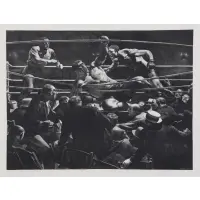 Robert Riggs, Baer-Carnera, Lithograph "Baer-Carnera"