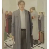 Jillene Seguin, At the Station, Oil on Canvas "At the Station"