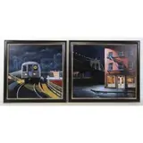 Janet. Two Ternoff, W, Oils on Canvas