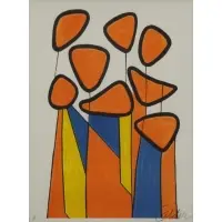 Untitled by Alexander Calder, Color Lithograph, sold Jul 2017