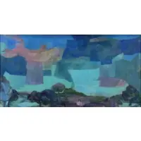 Florence Hasenflug, Twilight, 1960, Oil on Canvas