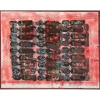 Morgan Monceaux, Lower Level of a Slave Ship, 1991, Mixed Media "Lower Level of a Slave Ship" 1991