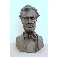 George Edwin Bissell, George E Bissell (American,1830 - 1920), Patinated Bronze Bust of Abraham Lincoln