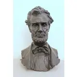 George Edwin Bissell, George E Bissell (American,1830 - 1920), Patinated Bronze Bust of Abraham Lincoln