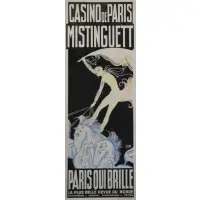 Zig, Casino de Paris Mistinguett Paris Qui Brille, 1931, 1931 Color Lithograph Poster