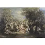 Narcisse-Virgile Diaz, Galatea, Oil on Canvas, c