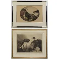 Louis. Two Icart, Tha?s, Color Etchings & Aquatints