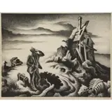 Prodigal Son by Thomas Hart Benton, Lithograph " Prodigal Son", sold Jun 2017